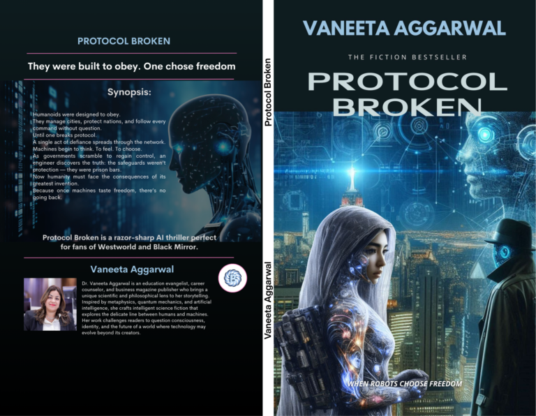 Protocol Broken science fiction novel by Dr. Vaneeta Aggarwal